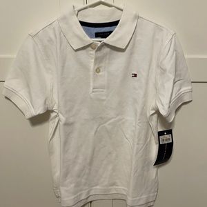 Kids white polo